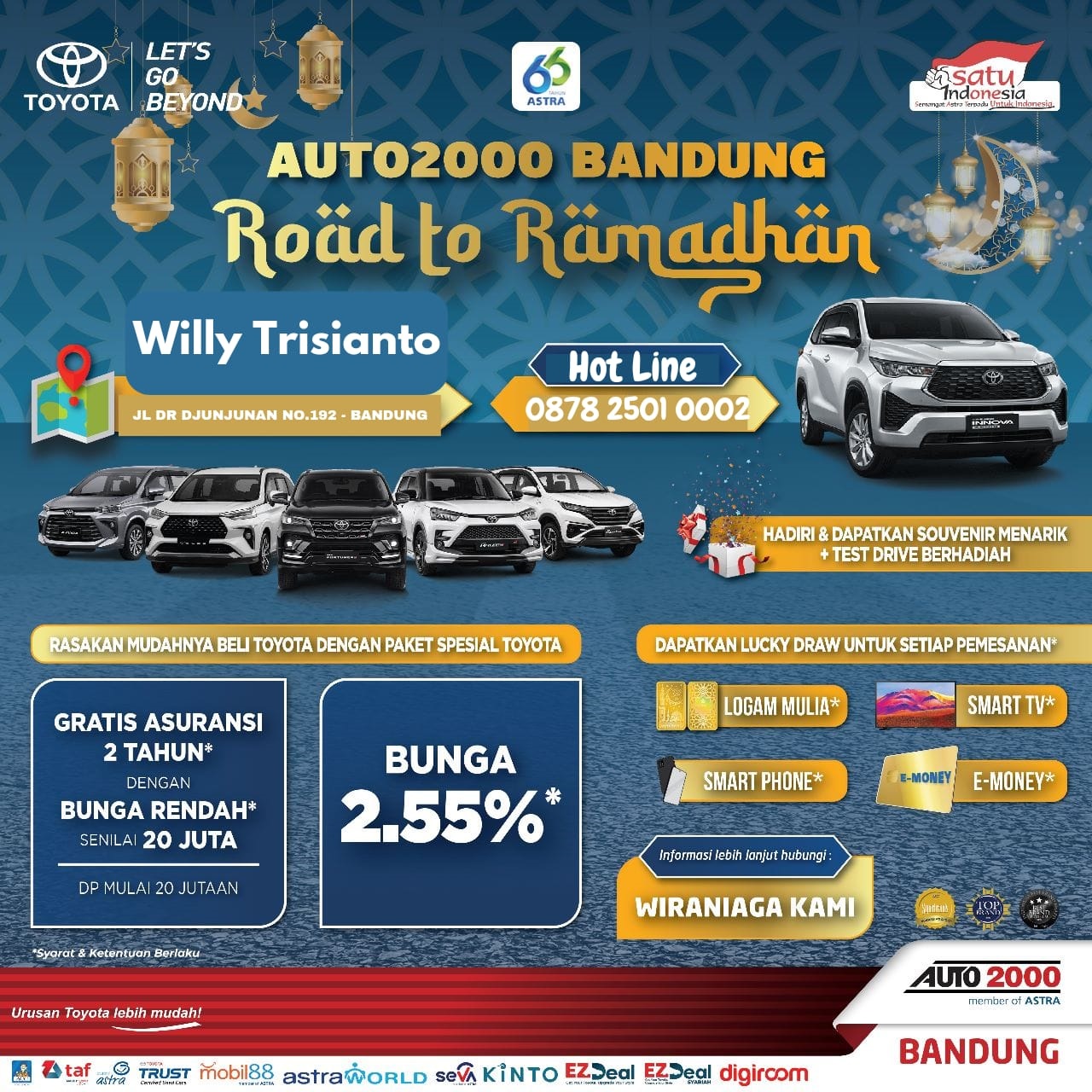 Pusat Auto2000 Bandung – Dealer Resmi Toyota Bandung